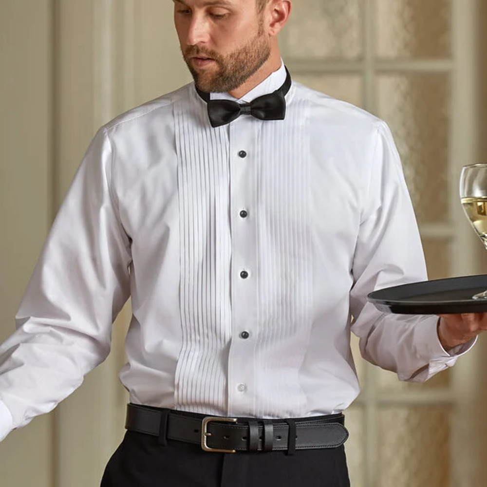 NWT Henry Segal Martino Shirt Men 4XL 34 - 35 20 - 20.5 White Wait Staff